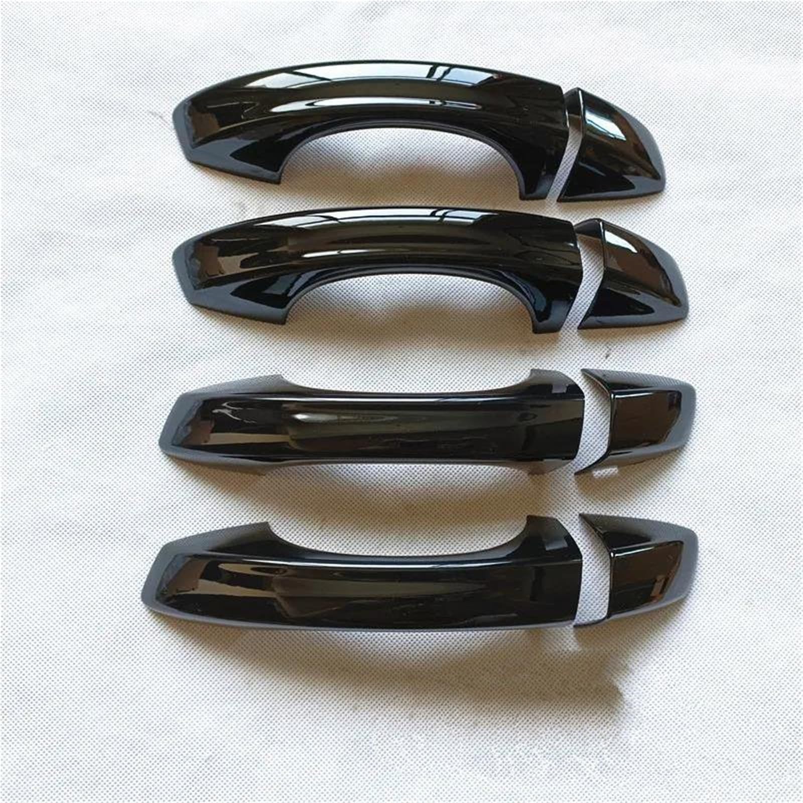YUEYZHK Plastic Gloss Black Door Handle Cover Trim for Skoda for Fabia 3 Iii MK3 Nj Nj3 Car Styling Stickers Accessories(Type F)