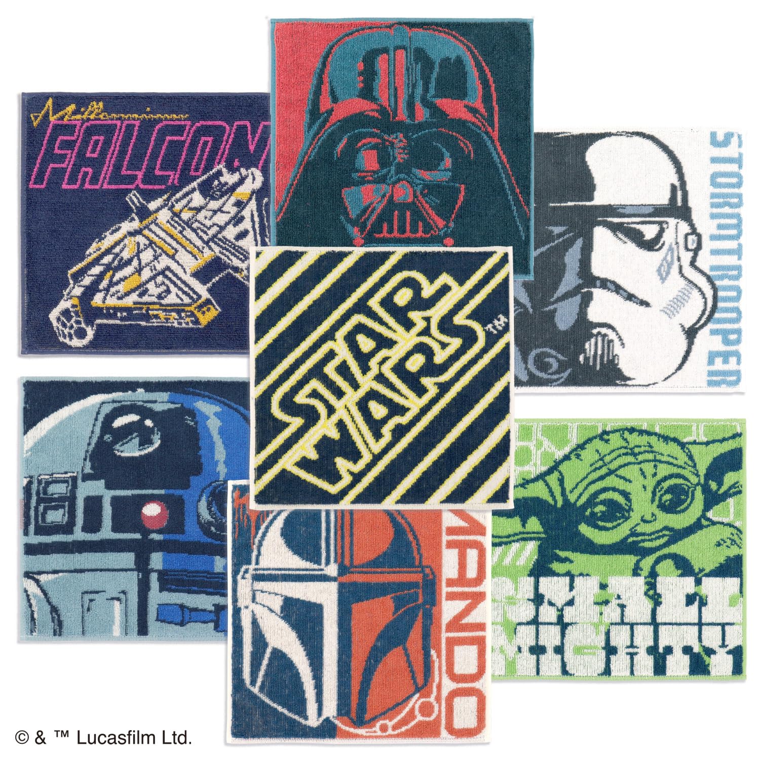 Amazon｜STAR WARS(スター・ウォーズ) GROGU タオルハンカチ
