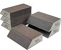 Vista 7 de Paquete de 6 esponjas de lijado, surtido de bloques de lijado de grano 100, lavables y reutilizables para paneles de yeso de madera, metal
