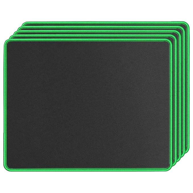 RiaTech 5 Pack (250mm x 210mm x 2mm) Speed Type Gaming Mouse Pad for