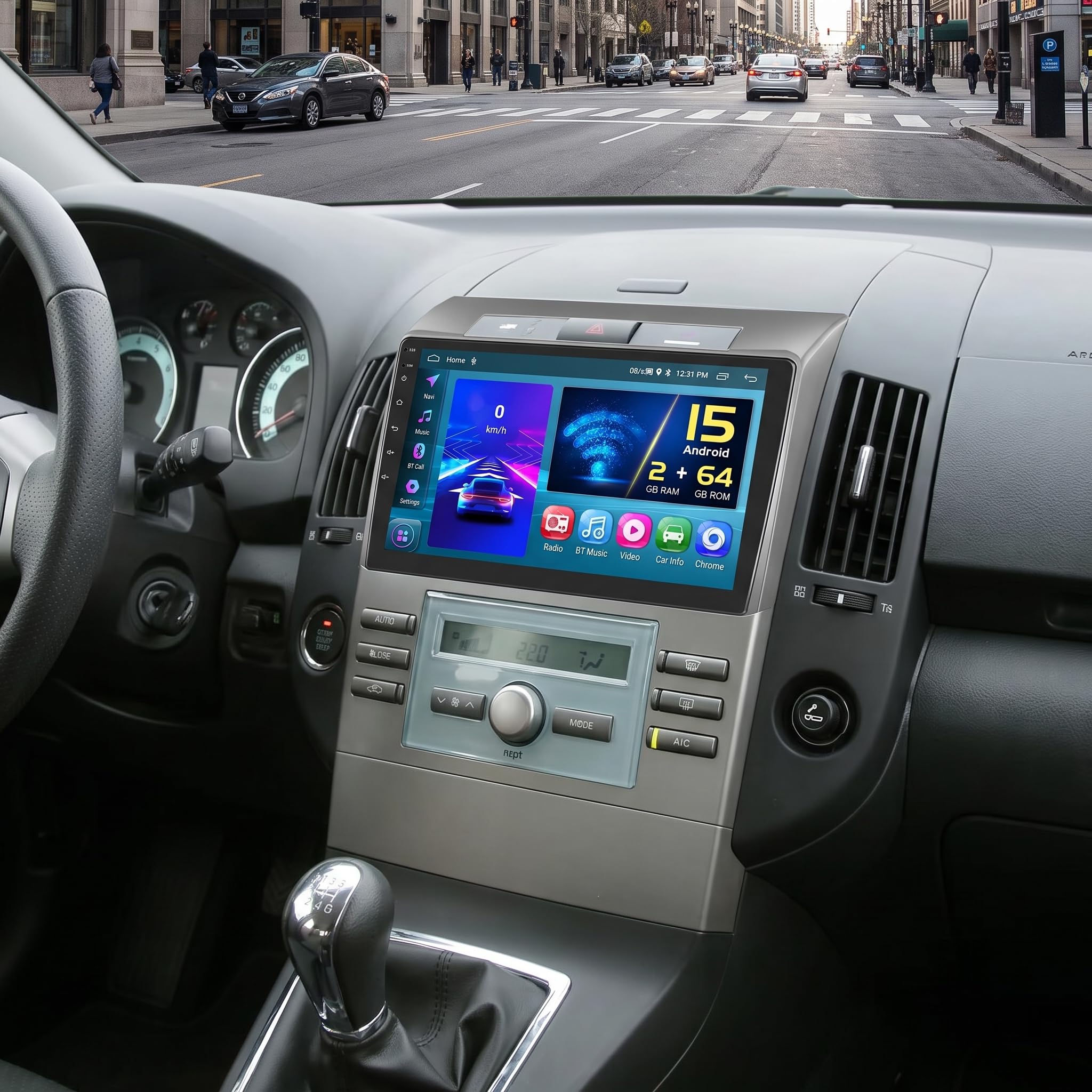 Autoradio pour Toyota Corolla Verso 2004-2009 avec CarPlay Android Auto