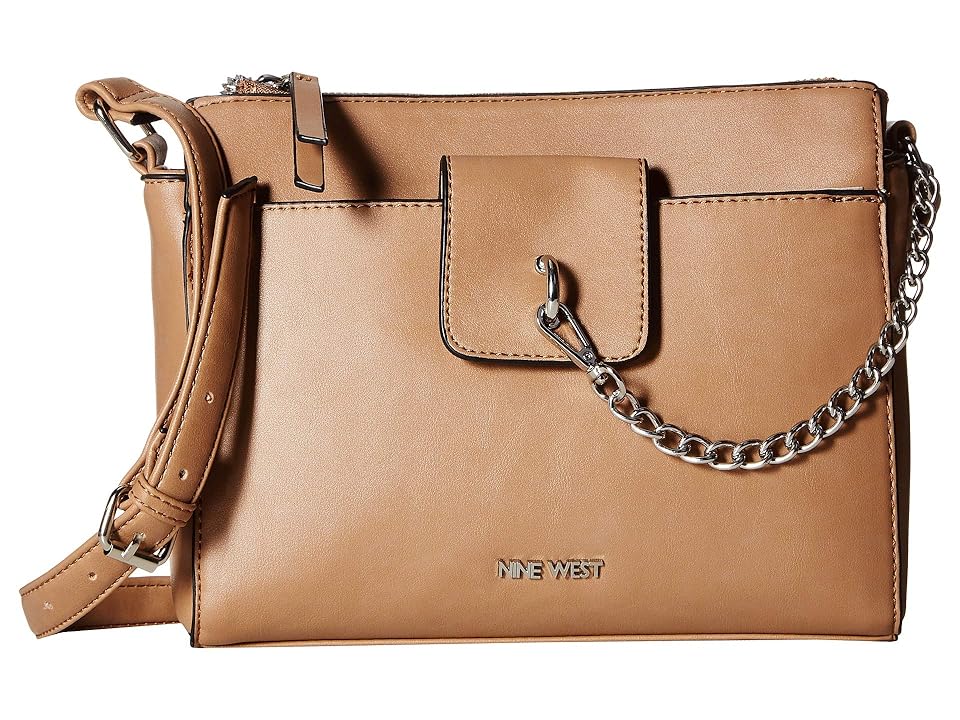 

Nine West Xylia Crossbody (Dark Wheat) Cross Body Handbags, Brown