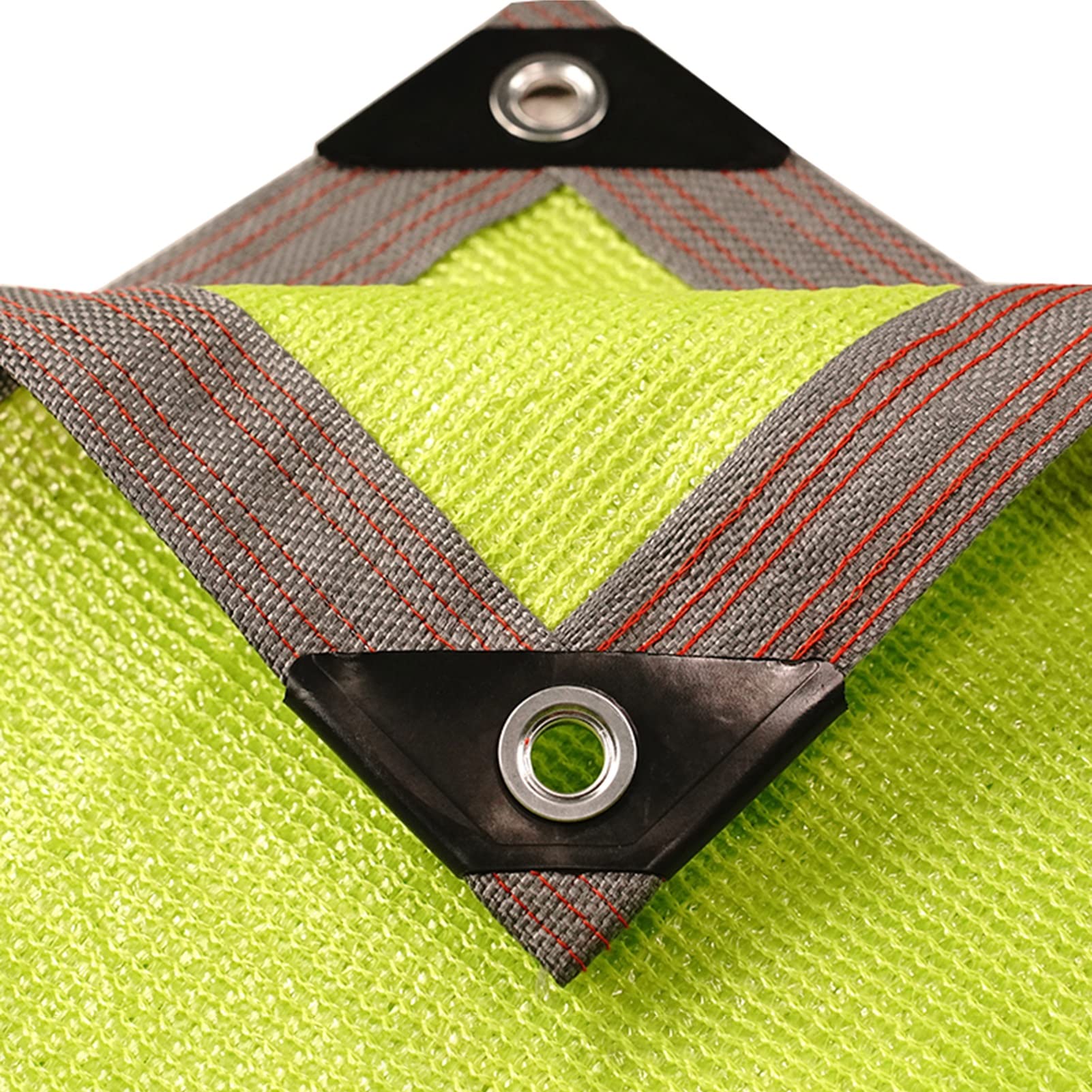 HWBB Light Green Shade Netting with Reinforced Corner, Extra Large Outdoor Shade Mesh Fabric, Water Permeable Plants Cover Shelter for Greenhouse Balcony (Size : 8mx20m/26ftx66ft)