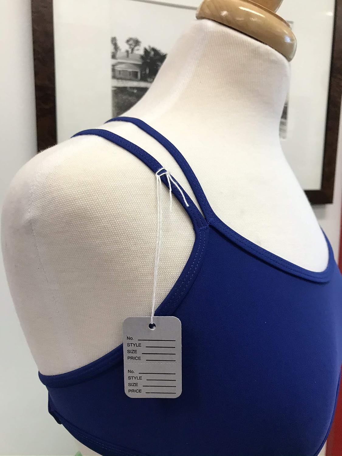 NAHANCO T3S-3 Small Strung Coupon Tags, Printed Perforated Price Tags, Clothing Size Tags, Grey 1000/ctn.