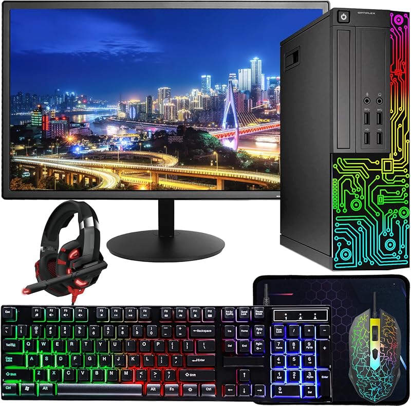 Dell OptiPlex Desktop RGB Computer PC