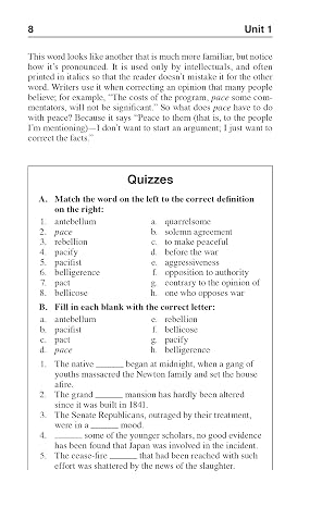 Merriam-Websters Vocabulary Builder - Perfect for prepping for SAT, ACT, TOEFL, TOEIC