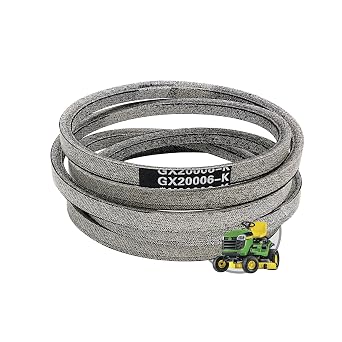GX20006 UC30568 Mover Drive Belt 1/2" x 88.9" Replacement for John D-eere GX20006 105 115 125 135 145 D110 D120 D125 D130 D140 D150 with 42" and 48" Deck Murray 037X81MA 37X81 37X81MA