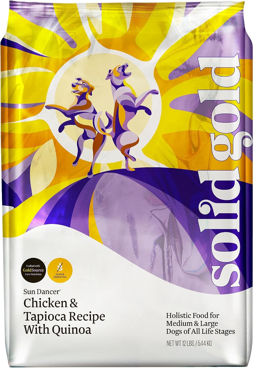 Discontinued By Manufacturer: Solid Gold Sun Fancer Dry Dog Food, 12 Lb
