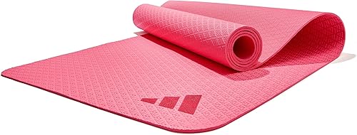 Miniatura 17 de adidas Yoga Mat - Eco Friendly - Non Slip, Durable Textured Surface Negro -,Borgoña (Collegiate Burgundy),Legend Hiedra,Rosado Fusion,Tinta