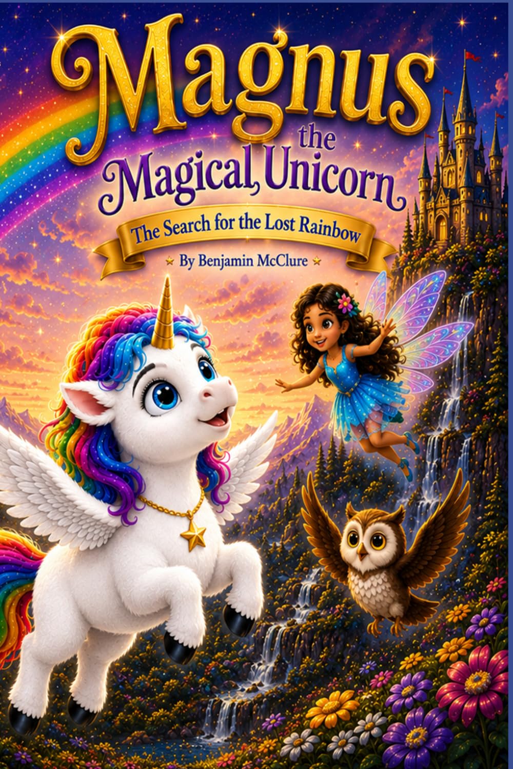 Magnus The Magical Unicorn: The Search For The Lost Rainbow (Magnus The Magical Unicorn Children's Book Collection)