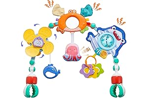 Baby Stroller Arch Toy with Sensory Activities