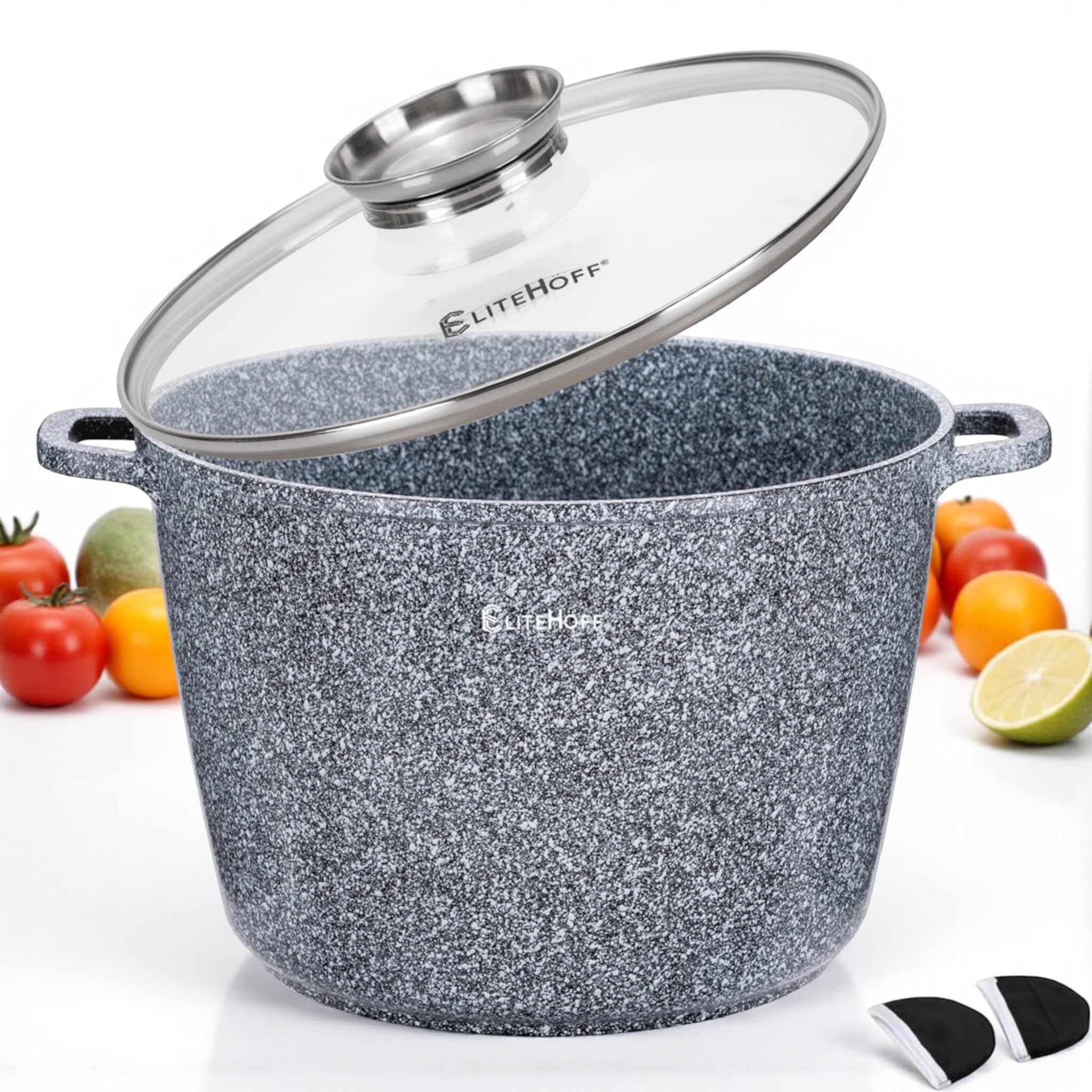 Royal Swiss® Soeppan & Braadpan - 28 cm / 10L - Inductie