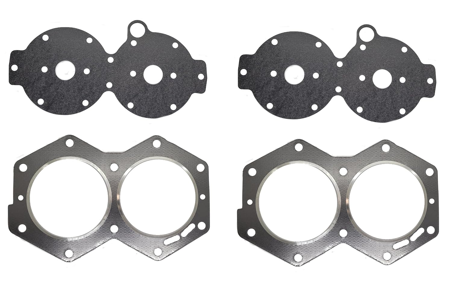 Zoom Zoom Parts Cylinder Head and Cover Gasket Set Both Sides for Evinrude Johnson 318358 V4 88 90 100 110 115 140 HP