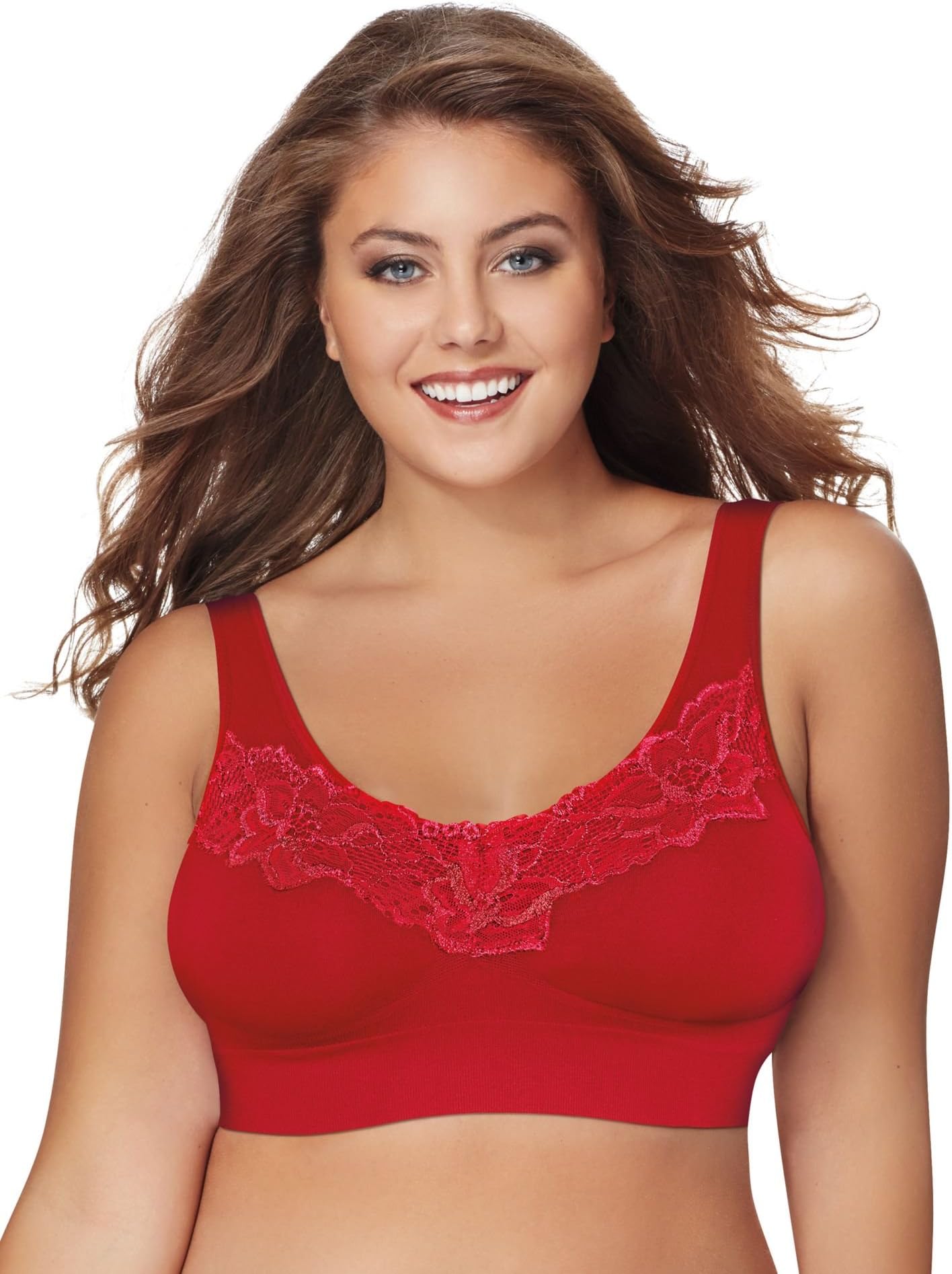 Just My Size Wireless Sports Bra (With Pack Options), Best T-Shirt Seamless Bra, Wirefree Comfort Flex Lace Bra