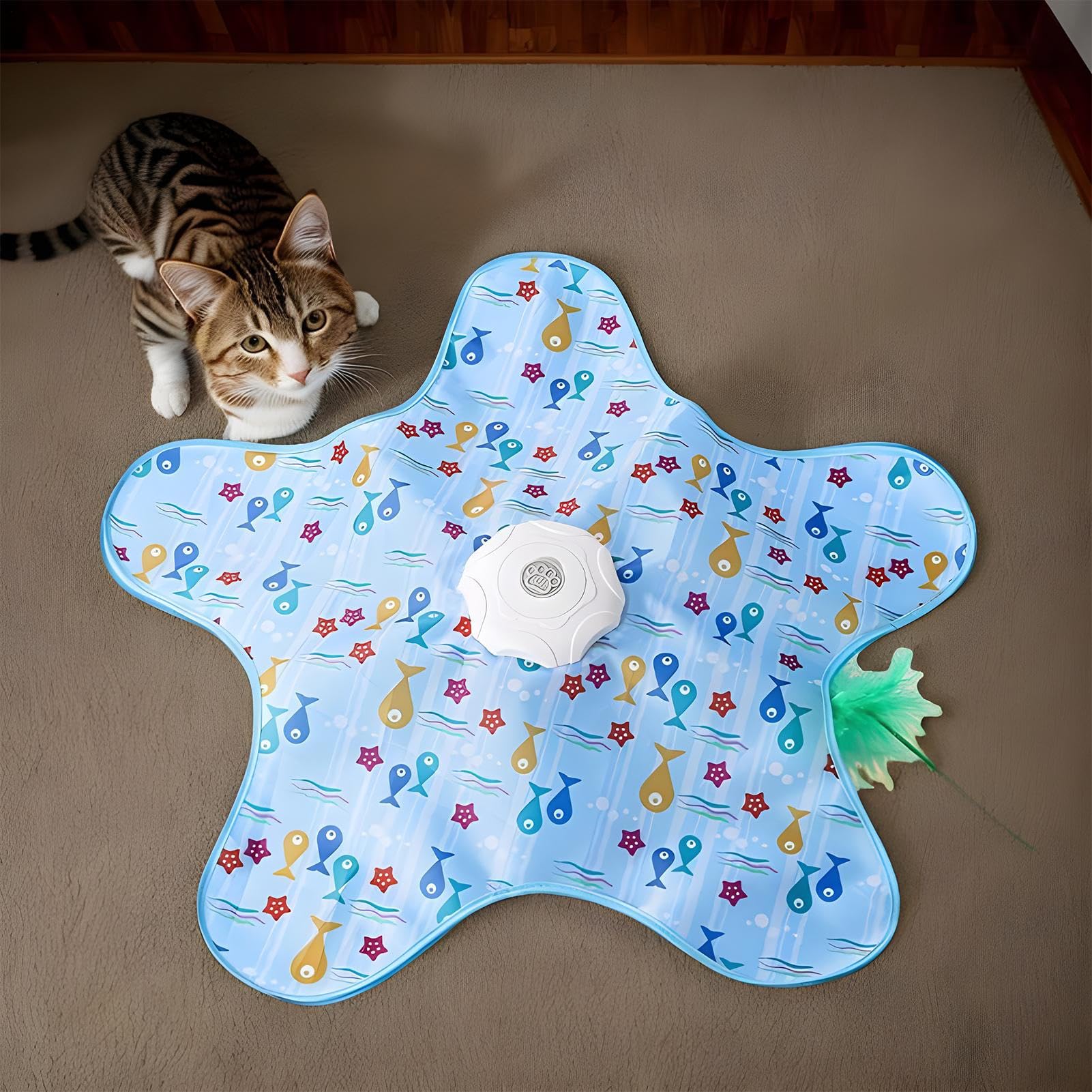Giocattoli Elettronici per Gatti Ricaricabile stimolante mentale | Palla automatica interattiva per gatti Divertente Stimola l'Istinto di Caccia Riduce Noia Protegge Mobili Interni
