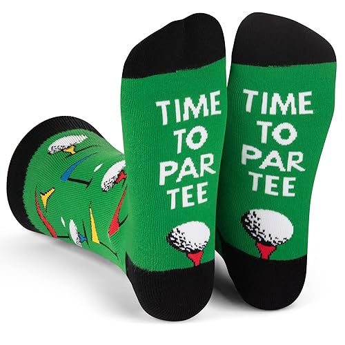 Lavley Funny Golf Socks - Fun gift for golfers -
