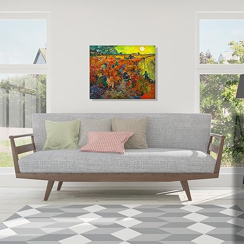 Miniatura 249 de A&T ARTWORK The Starry Night de Vincent Van Gogh. Tamaño del marco: 36 x 30 pulgadas, tamaño de la imagen: 30 x 24 pulgadas, reproducciones clásicas