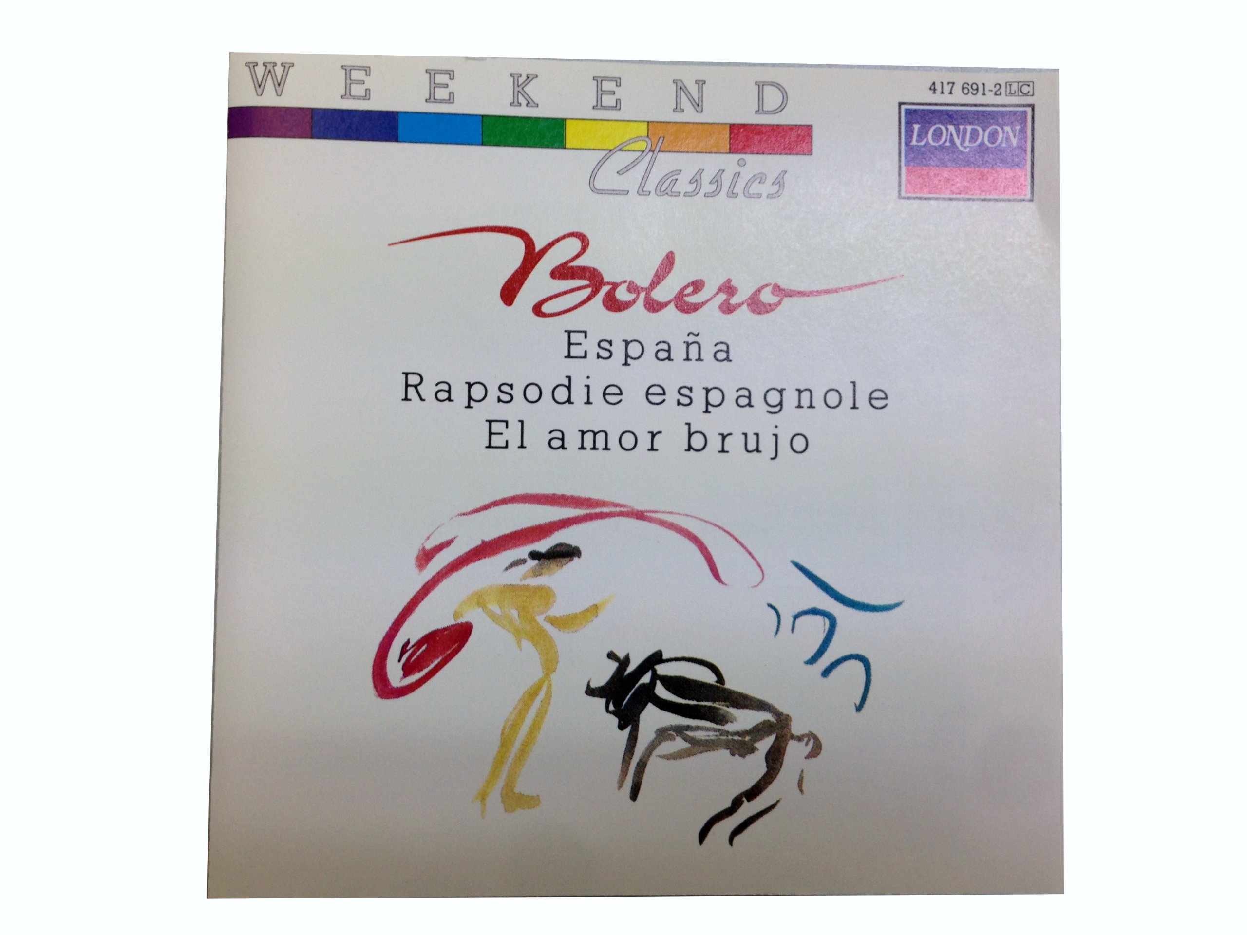 Rapsodie Espagnole / Bolero / El Amor Brujo [Audio CD] Ravel; Falla and Ansermet