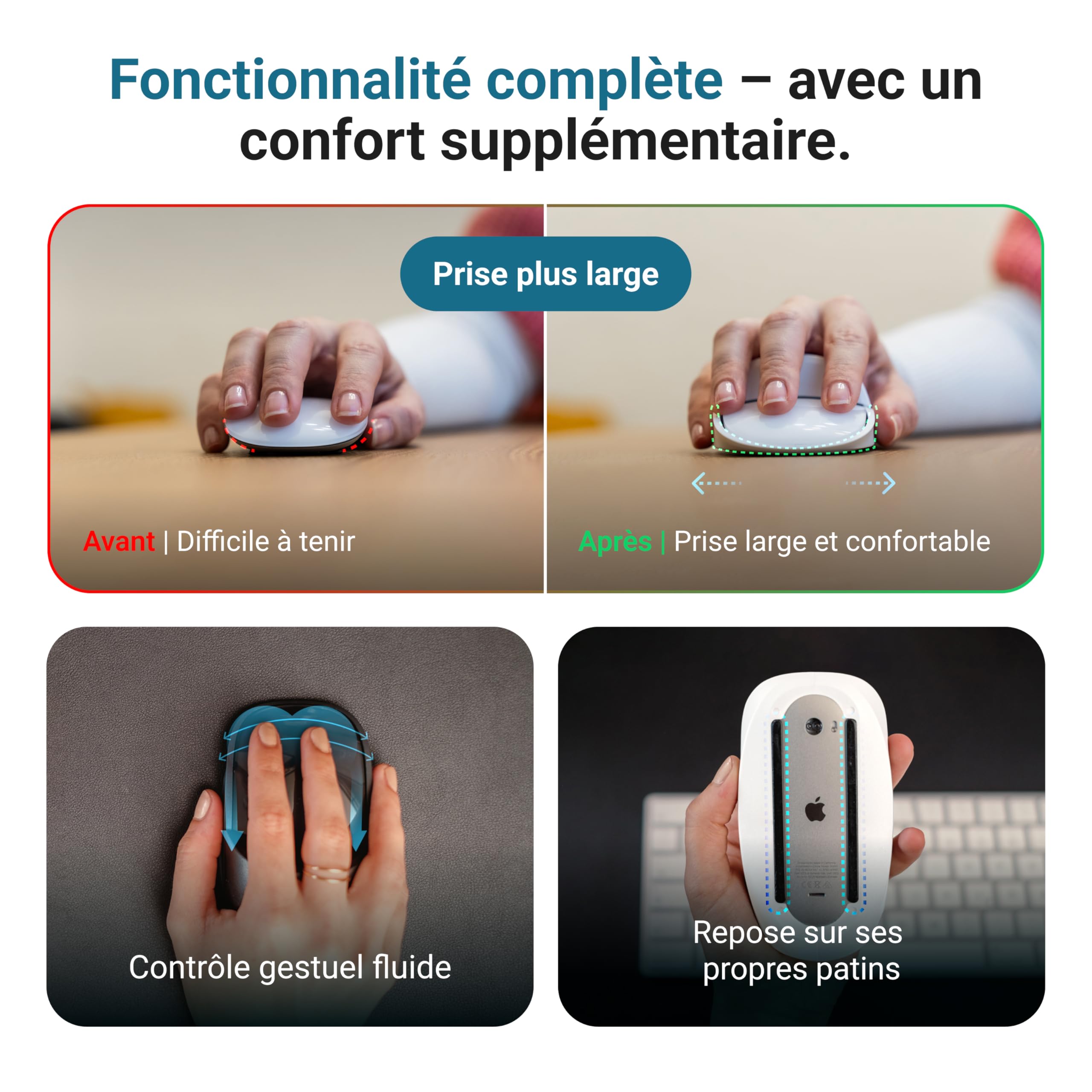 Étui pour Apple Magic Mouse | Étui Magic Mouse pratique | Compatible avec chaque Apple Souris