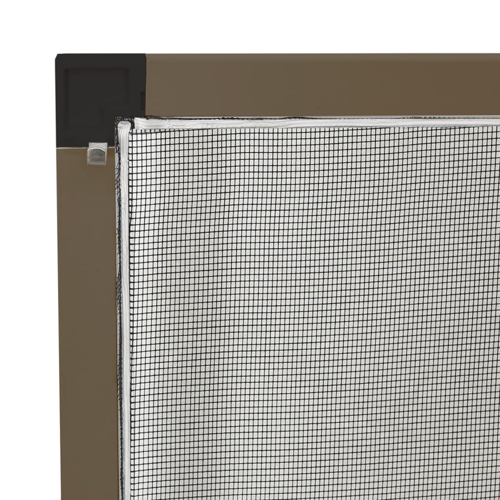 Gecheer Insektenschutzgitter, mit Aluminiumrahmen und Glasfasernetz 90x120 cm braun für Fenster geeignet für Haushalt und Wohnbereich153835