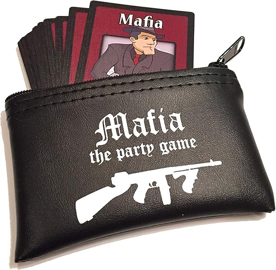 Apostrophe Games Mafia The Party Game Game of Lying, Bluffing, Deceit 38 Role Cards, Card Game for Adults and Teens Interactive Board Game for Friends, Family