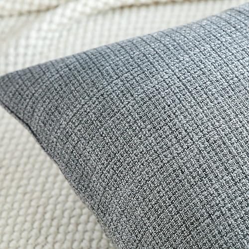 Miniatura 10 de OTOSTAR Juego de 2 fundas de almohada de lino cuadradas decorativas de 24 x 24 pulgadas para decoración del hogar, sofá, dormitorio, automóvil,