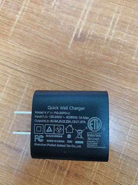 NANAMI Fast Wireless Charger with USB Phone Charger, Qi Certified Charging Stand with 20W PD Adapter for iPhone 17/17 Pro/17 Pro Max/16/16 Plus/15/14/13/12,10W for Samsung Galaxy S25/S24/S23/S22/S21