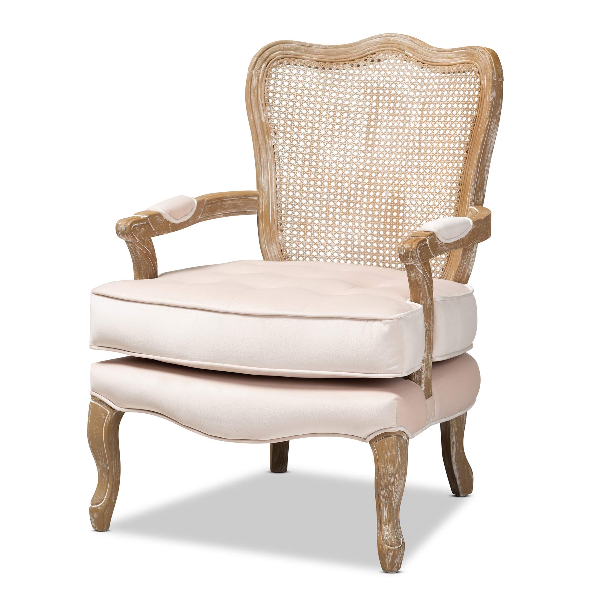 Photo 1 of ***TRUCK/TRAILER PICKUP ONLY*** Baxton Studio Chairs, One Size, Light Beige/Oak