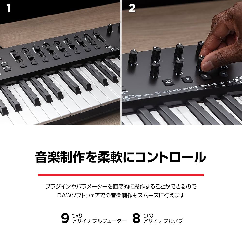 【美品・動作確認済】M-Audio Oxygen 61 MIDIキーボード Amazon.co.jp: M-Audio USB MIDIキーボードコントローラー 61鍵