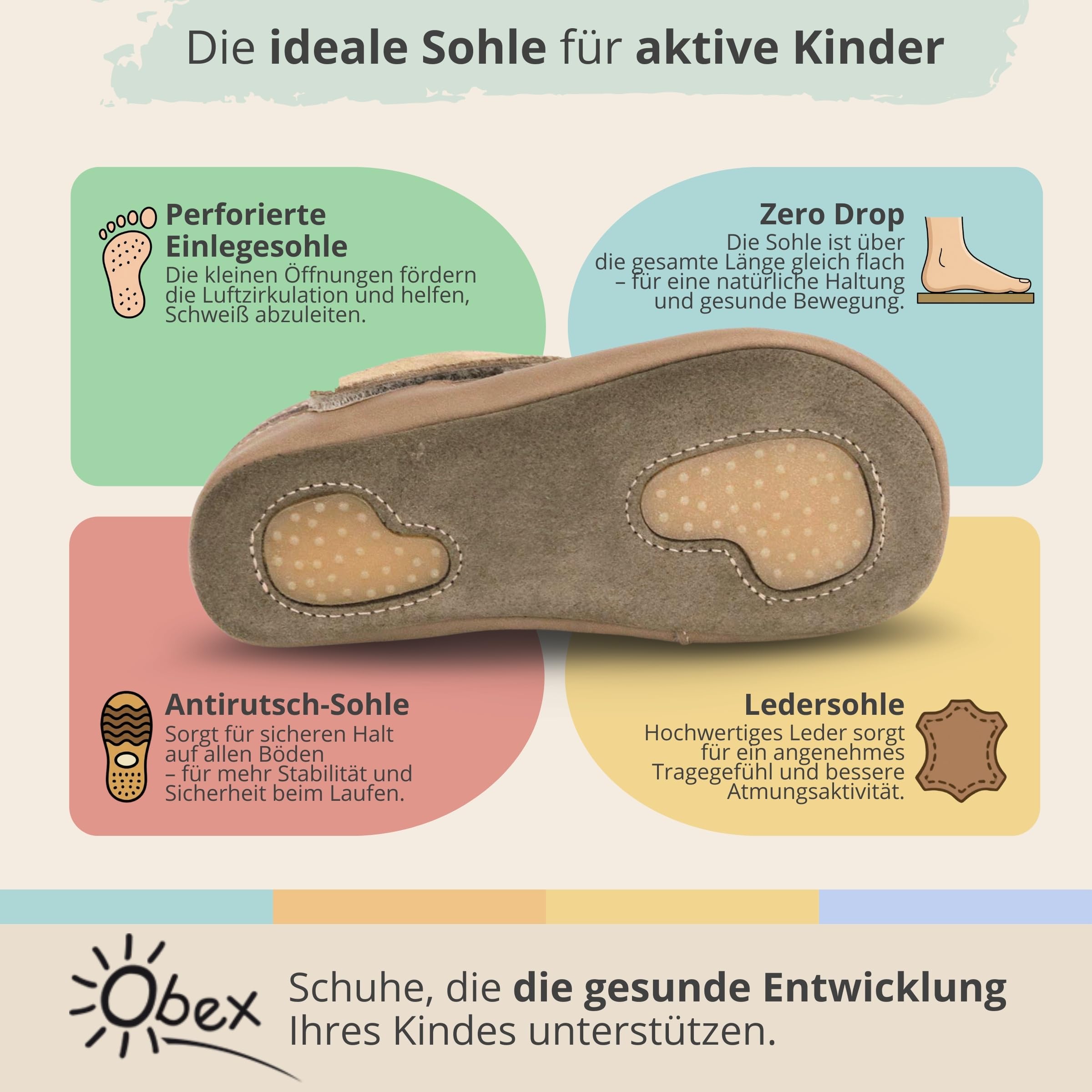 Obex barefoot kapcie dzieciece elastyczna podeszwa idealne do domu i przedszkola
