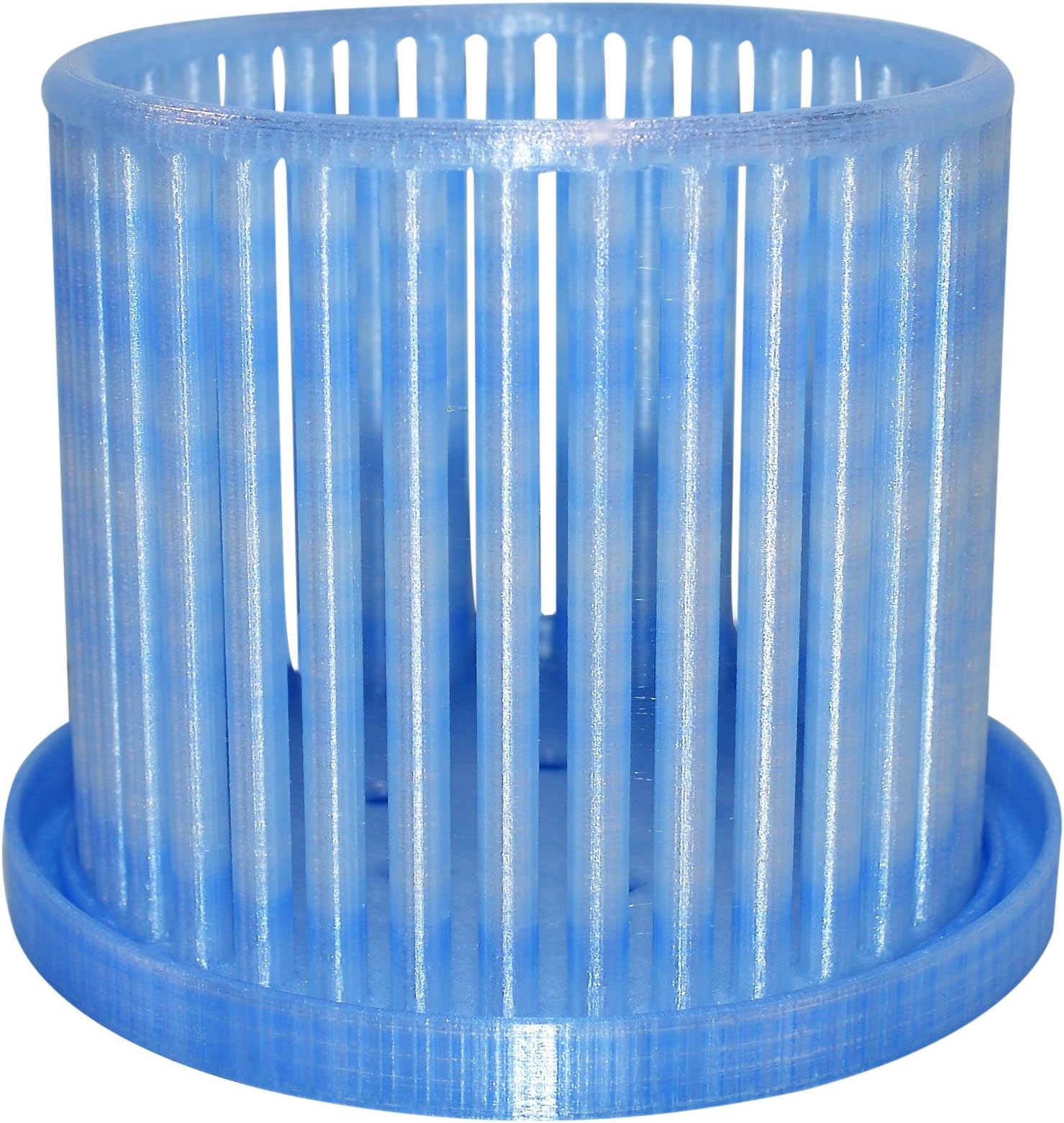 6" Light Blue Carousel Orchid Pot
