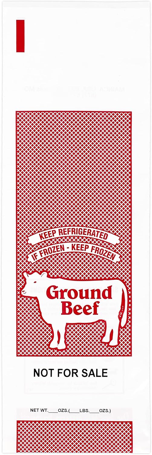 Mainca Ground Beef Freezer Bags ("NOT FOR SALE") 2 Lb