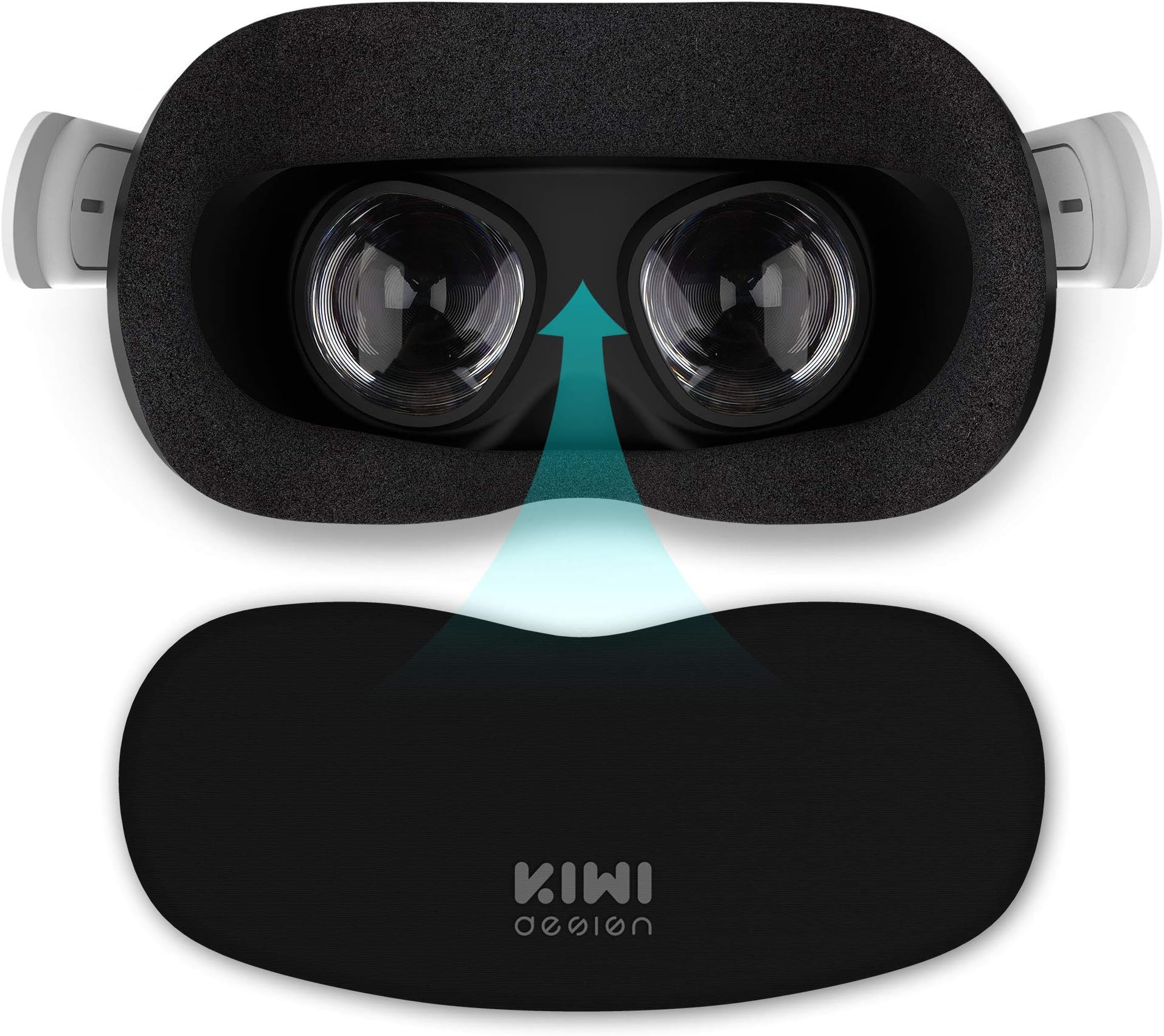 KIWI design Lens Protector Compatible with Quest 2 Accessories, Lens Cover Compatible with Quest 2, Quest 1, Rift S, Valve Index, Pico 4 and HP Reverb G2 (Basic)