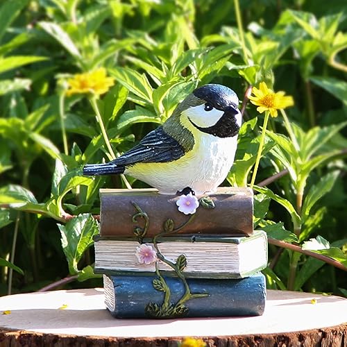 Miniatura 6 de Estatua de pájaro para decoración de jardín, esculturas y estatuas de jardín, figura de pájaro de animales para interiores y exteriores, patio,