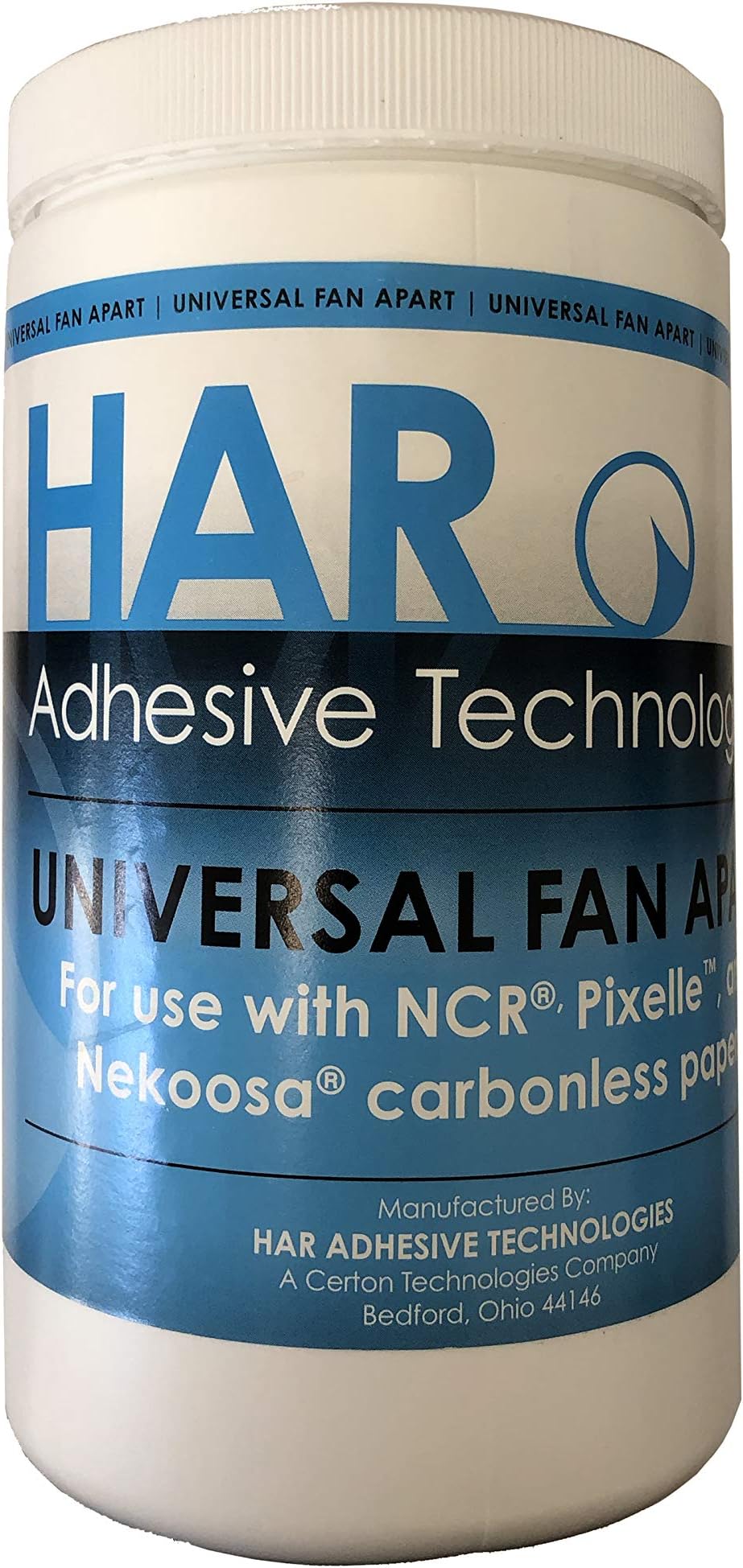 Universal NCR Fan Apart Carbonless Paper Adhesive - Quart