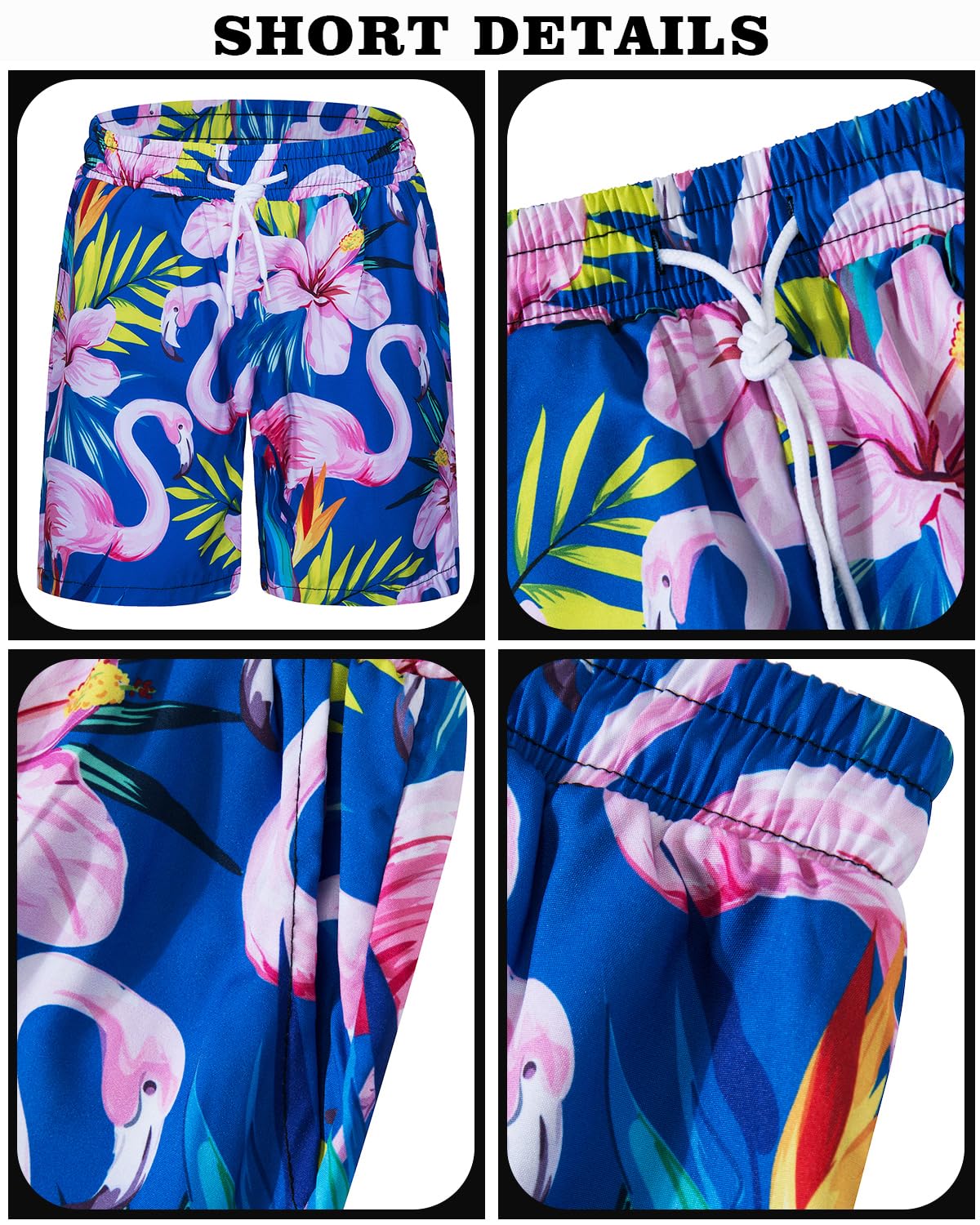 TUNEVUSE Little & Big Boys Hawaiian Button Down Camicie e set corti con cappello alla pescatora abiti estivi stampati per bambini Cabana Set
