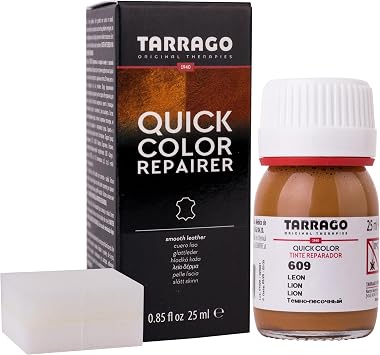 Tarrago Quick Color Dye - Leather & Canvas Repair - 25ml - Lion #609