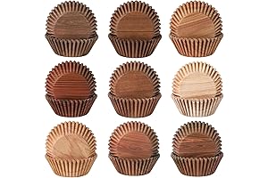 SANNIX 450pcs Woodland Cupcake Liners