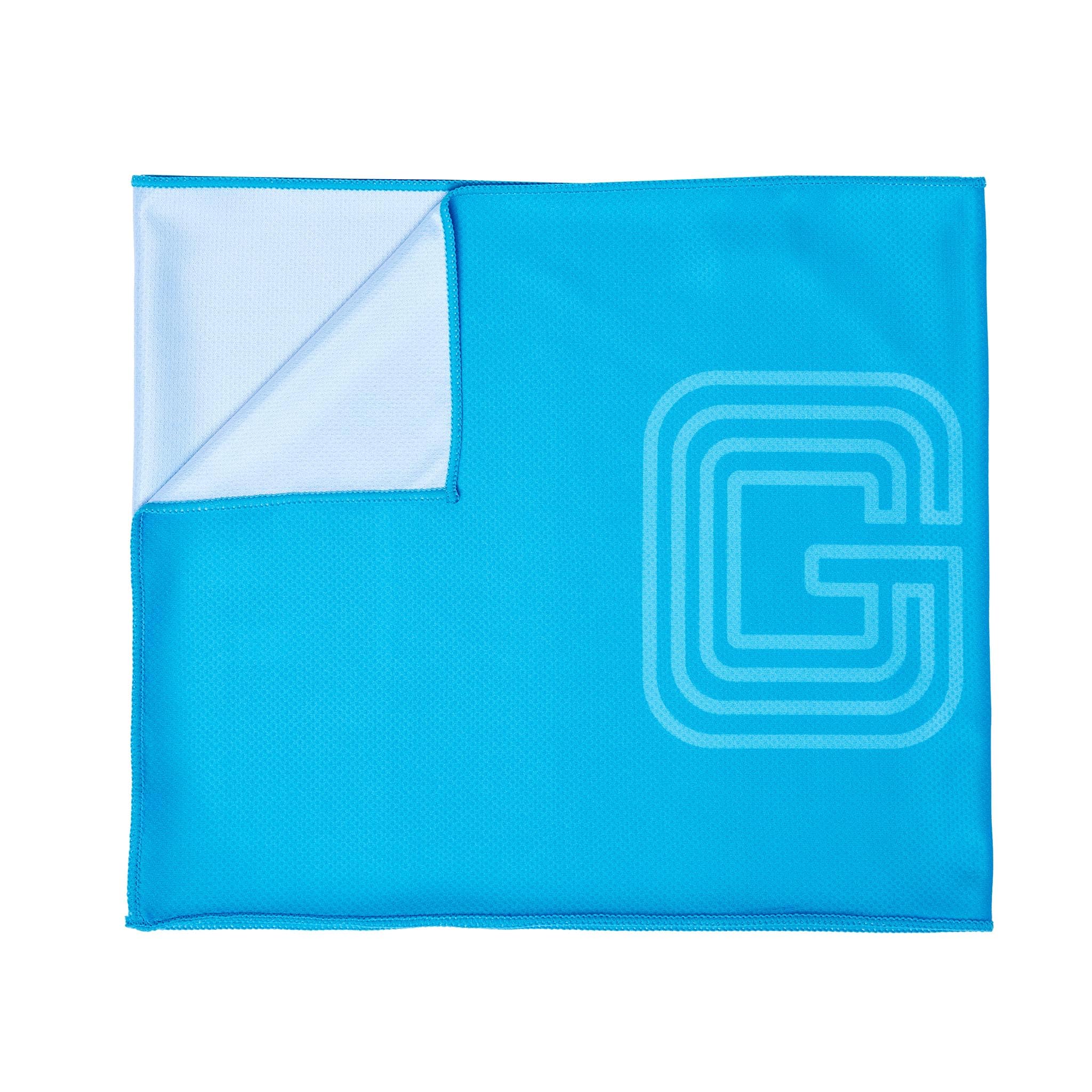 G-HEAT - Serviette de Refroidissement Microfibre | 100 x 30cm | Serviette de Sport Rafraichissante | Anti-Transpiration | Légère, Respirante et Séchage Rapide | Idéale pour Fitness, Yoga, Randonnée