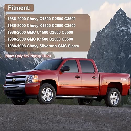 Miniatura 9 de RAVSOFT Cubiertas de luz de cúpula para techo interior, repuesto transparente compatible con K1500 K2500 C1500 C2500 1988-2000, Chevy Silverado GMC