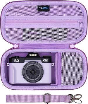 4K Digital Camera Case for Duluvulu/Gavonde/VJIANGER/FACLAM Purple