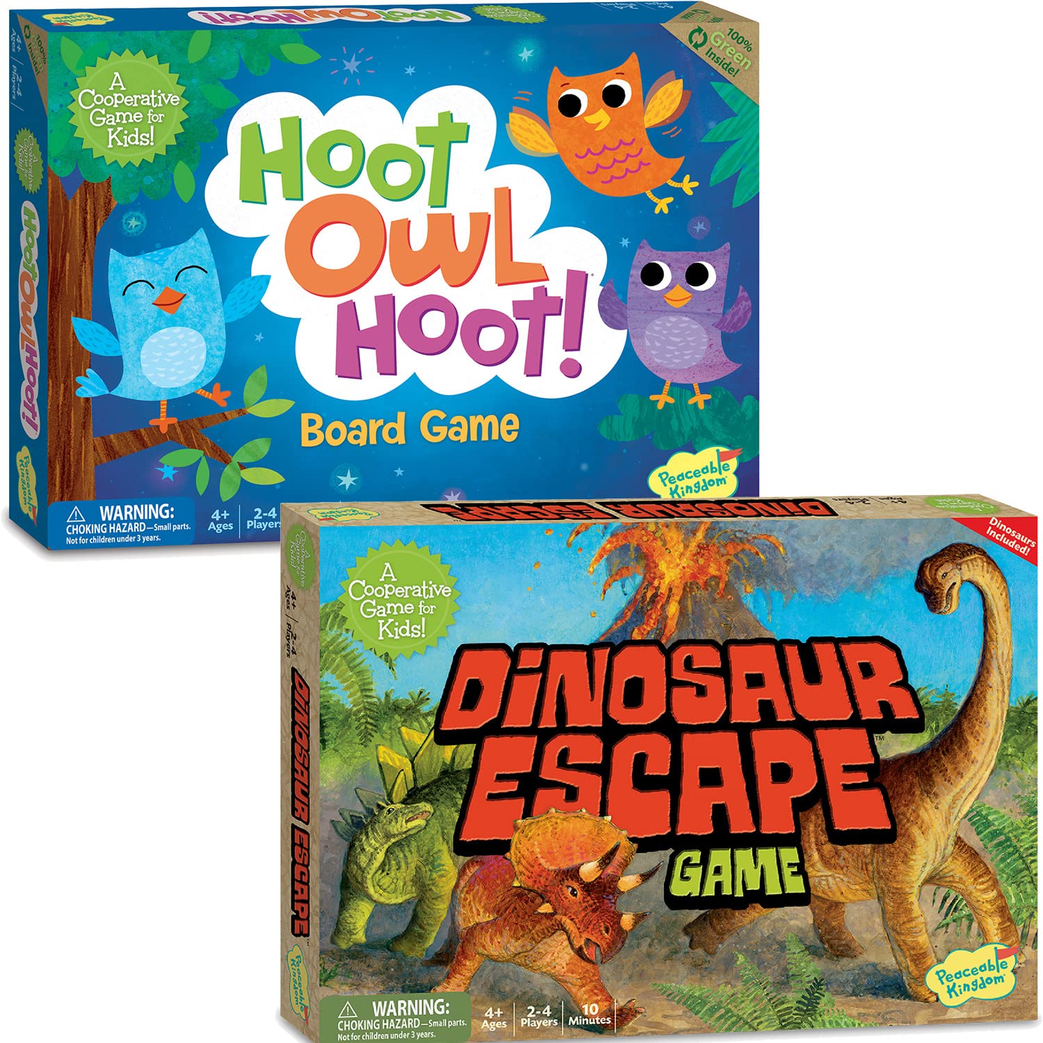 Game Peaceable Kingdom Hoot Owl Hoot A Cooperative Board Game