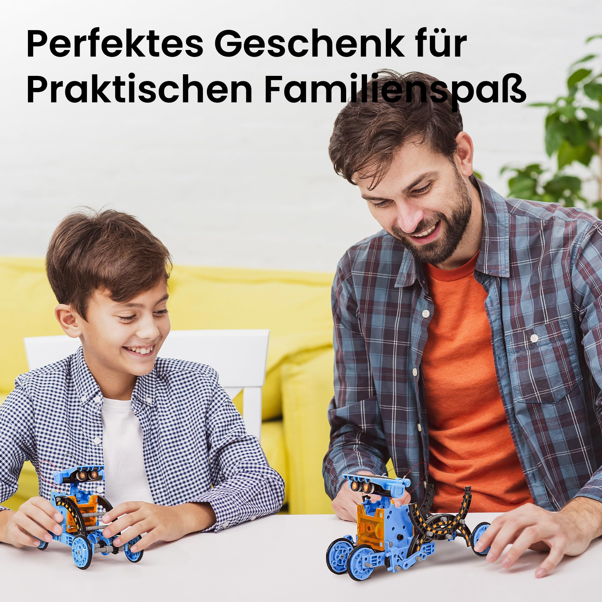 Sillbird Robot Solaire, 12 en 1 Robot Jouet Enfant Energie Solaire et Batterie Double entraînement Experiences Scientifiques Jouet de Construction pour Enfants de 8 à 9 à 10 à 11 à 12 Ans