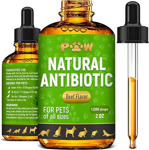 Antibióticos para perros  Antibióticos para gatos  Suplemento de hierbas para la digestión, respiración, micción  para infecciones, tos, alergias