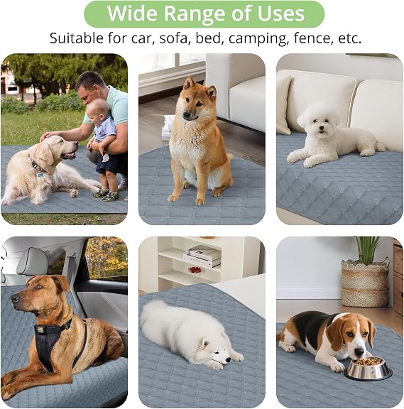 water-absorbent surface waterproof bottom Dog Bed Cover Pet Blanket Sofa Couch Furniture Protector for Kids Children Dog Cat (137 * 208CM)