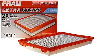 FRAM Extra Guard CA9401 Replacement Engine Air Filter for Select Chrysler, Dodge and Ram Models, Provides Up to 12 Months or 12,000 Miles Filter Protection