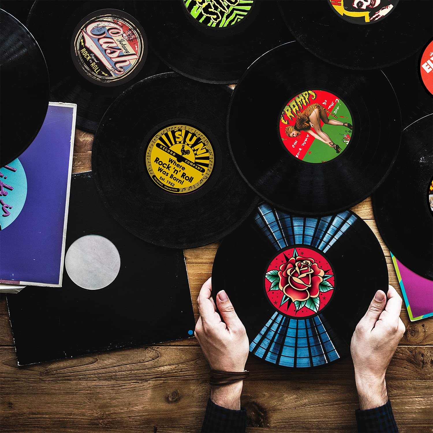 LOT DE 39 Disques Vinyles Flexi Vintage Collection EUR 10,00 - FR