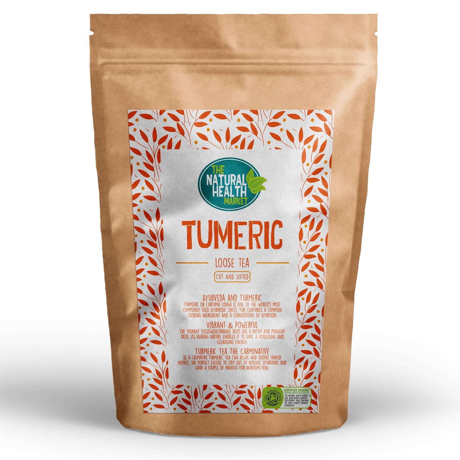 Organic Ginger Loose Leaf 200g | Soil Association Certified | Ginger Tea Organic | Made in UK | Vegan, Healthy Tea | Spiced Tea for Digestion | Climate Pledge Friendly By The Natural Health Market — view 15