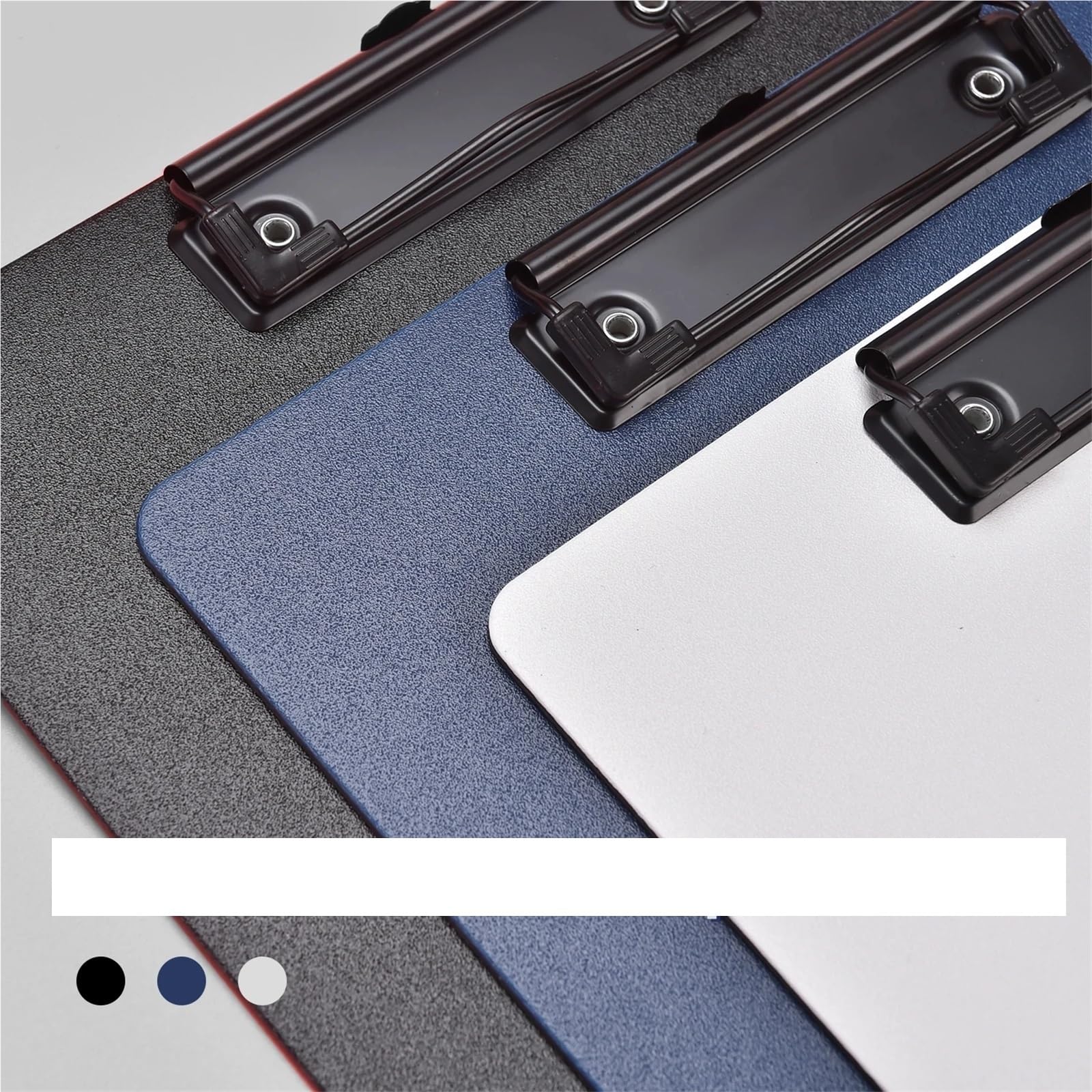 Portapapeles impermeable A4, tablero de escritura, carpeta, archivador, oficina, útiles escolares, 4 Uds Para La Oficina(White)