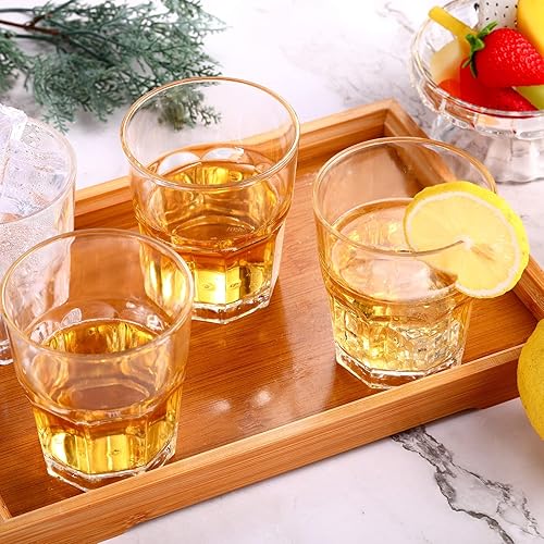 Miniatura 6 de Meanplan Juego de 24 vasos acrílicos reutilizables para beber agua, apilables, inastillables, irrompibles, vasos de agua para bebidas de jugo,